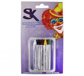 Blíster de 5 barras de colores de 8x75 mm