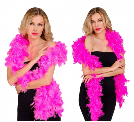 1.80m and 50g iridescent foam feather boa in various colors