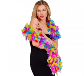 Multicolored Feather Boa of 1.80 meters