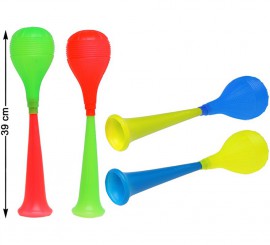 Clown Horn in 4 assorted colors 39 cm