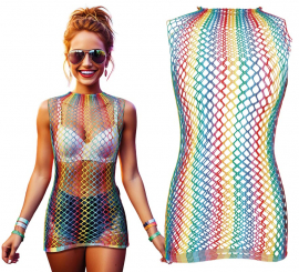 Body de Rejilla multicolor para mujer