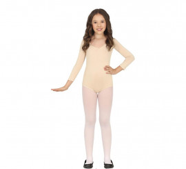 Beige long sleeve bodysuit or jersey for children