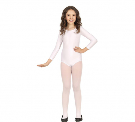 White long sleeve bodysuit or jersey for children