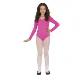 Fuchsia long sleeve bodysuit or jersey for children