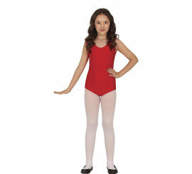 Red sleeveless bodysuit or jersey for children