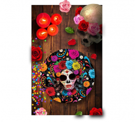 32 cm colorful plastic Catrina bowl