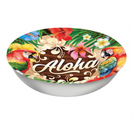 32cm Plastic Summer Aloha Bowl