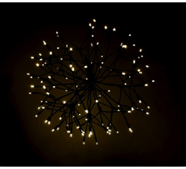 120 Warm White Led Hanging Ball with 30 Branches