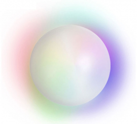 12.5cm Luminous Crystal Ball