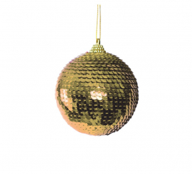 Gold Sequin Ball 50 mm