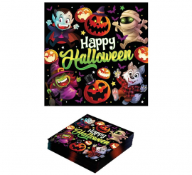 Bag of 20 Monster Napkins 16x16 cm