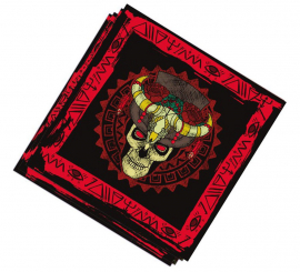 Bag of 20 Voodoo Napkins 33X33 cms