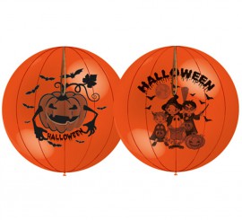 Bolsa de 50 globos Punch Ball de Halloween de 140 cm