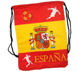 Bolsa de cordón de tela de España de 44x36 cm