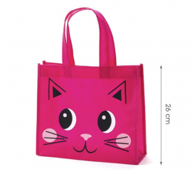 Fuchsia Cat Bag 26x23x10 cm