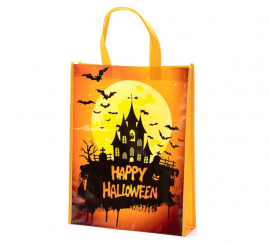 Orange Happy Halloween bag 38x30x10 cm