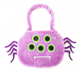 Lila Monstertasche mit Licht