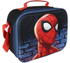 Spiderman thermal bag with relief 23x19x8 cm