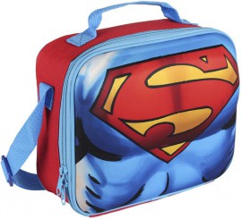 Superman Thermal Bag with relief 23x19x8 cm