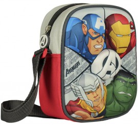 Avengers Shoulder Bag with relief 14x18x6 cm