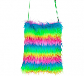 Rainbow Plush Bag