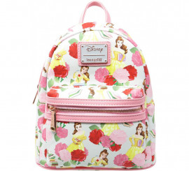 Bolso Mochila Loungefly La Bella y La Bestia Rosas Edición Exclusiva