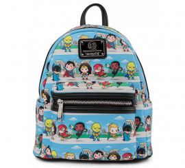 Loungefly DC Chibi Superheroes backpack bag