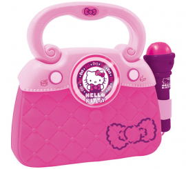 Bolso rosa con Micrófono MP3 Hello Kitty