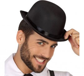 Black Bowler Hat