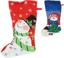 45 cm Snowman Sock in various colors