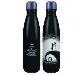 Nightmare Before Christmas Jack and Sally Metallic Bottle