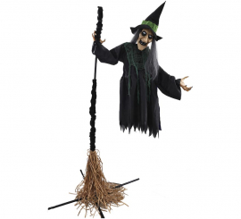 183cm Floating Witch with Light and Sound