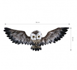 Decorative Owl 22x58 cm