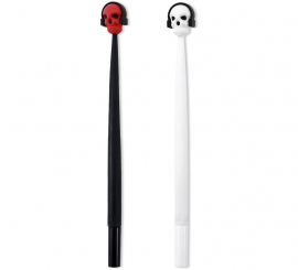 Skeleton Silicone Pen assorted models