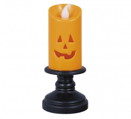 Box of 12 orange candles with 12.5 cm light