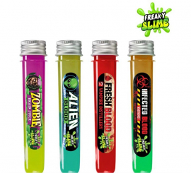 Box of 24 Assorted Test Tubes with Slime