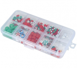 Box of 450 Pieces for Christmas Bracelets