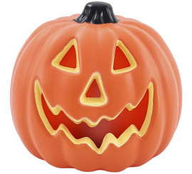 Abóbora com Luz Chama 20x20x18 cm Abóbora com Luz Chama 20x20x18 cm