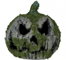 Pumpkin with Moss and Light 20 cm