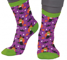 Chaussettes de sorcière d'Halloween dans les tailles 22 à 48