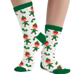 Christmas Elf Socks Size 22-28 Kids