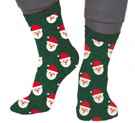 Chaussettes de Noël à paillettes Père Noël dans les tailles 22 à 41