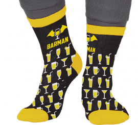 Calcetines negros Barman para adultos