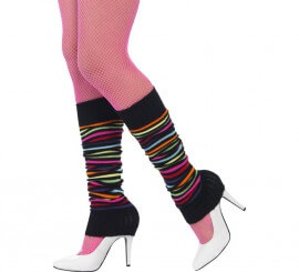 Warmers with fluorescent stripes for women