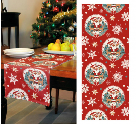 Santa Claus Table Runner 28x300 cm
