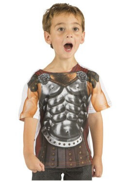 Roman Gladiator Shirt for Boys