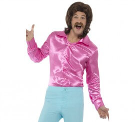 Maglia degli anni '60 - 70 rosa per gli uomini