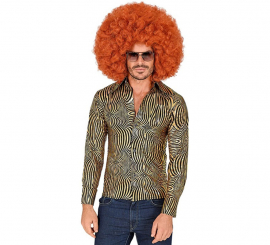 Men's Gold 70s Disco Shirt
