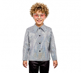 Boys Silver Disco Bling Shirt