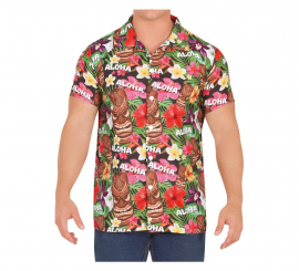 Adult Hawaii Aloha Floral Print Shirt